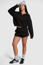 Victoria's Secret PINK Pure Black Fleece Sweatshirt - Image 3 of 4