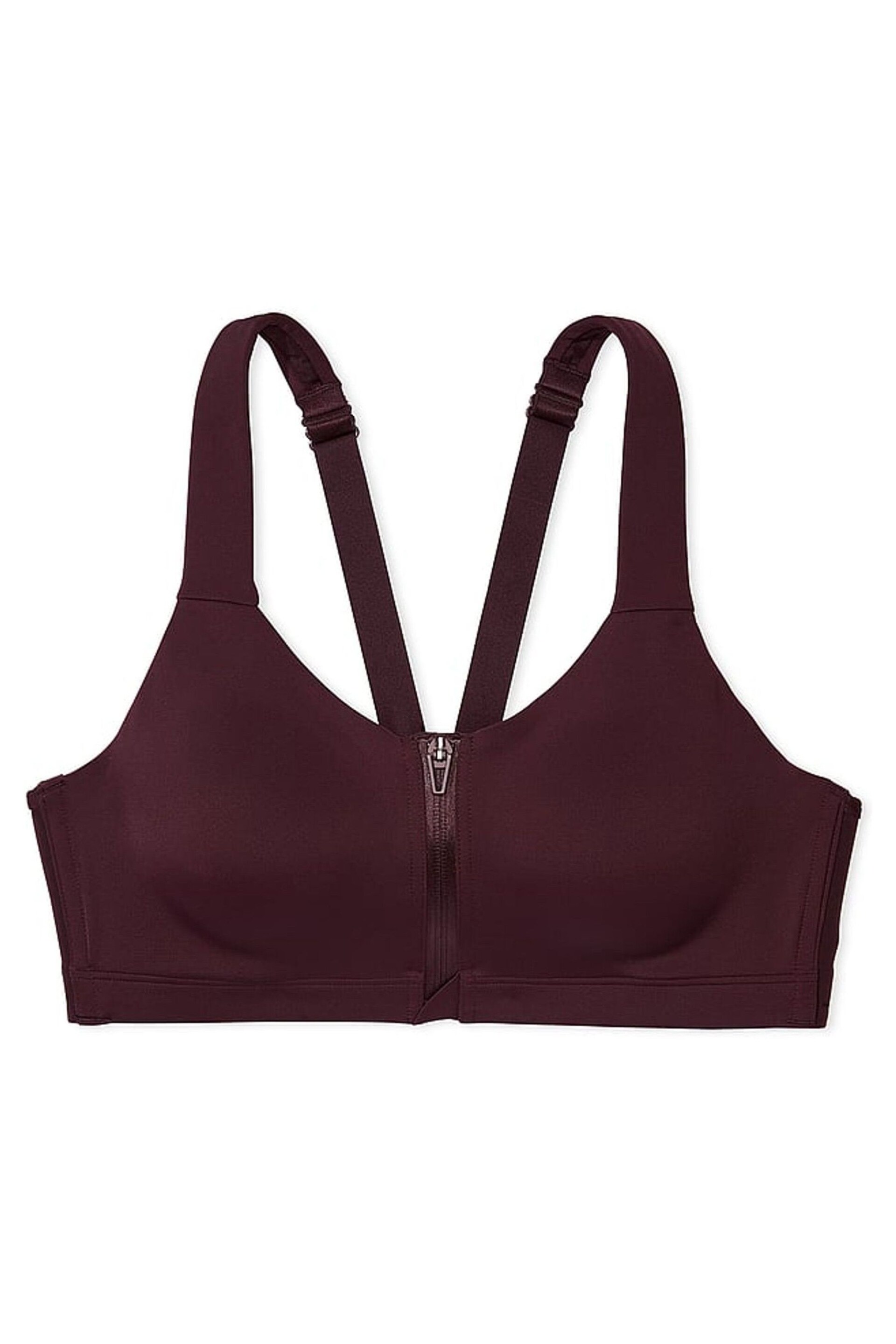 Victoria's Secret Winter Wine Purple Smooth Front Fastening Wired High Impact Sports Bra - Image 4 of 4