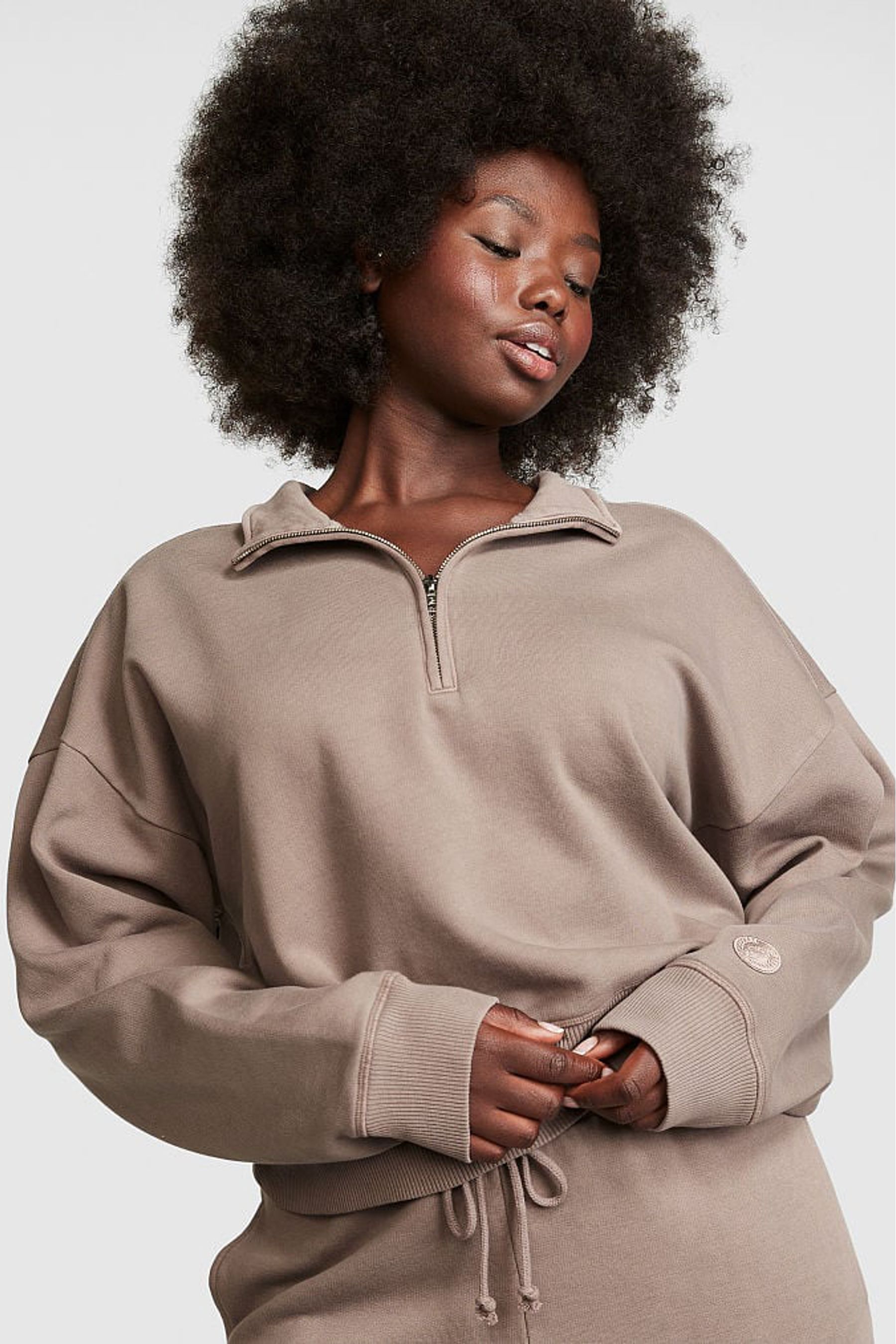 Victoria secret fleece pullover new arrivals