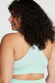 Victoria's Secret PINK Opal Blue Non Wired Lightly Lined Seamless Sports Bra - Image 2 of 4