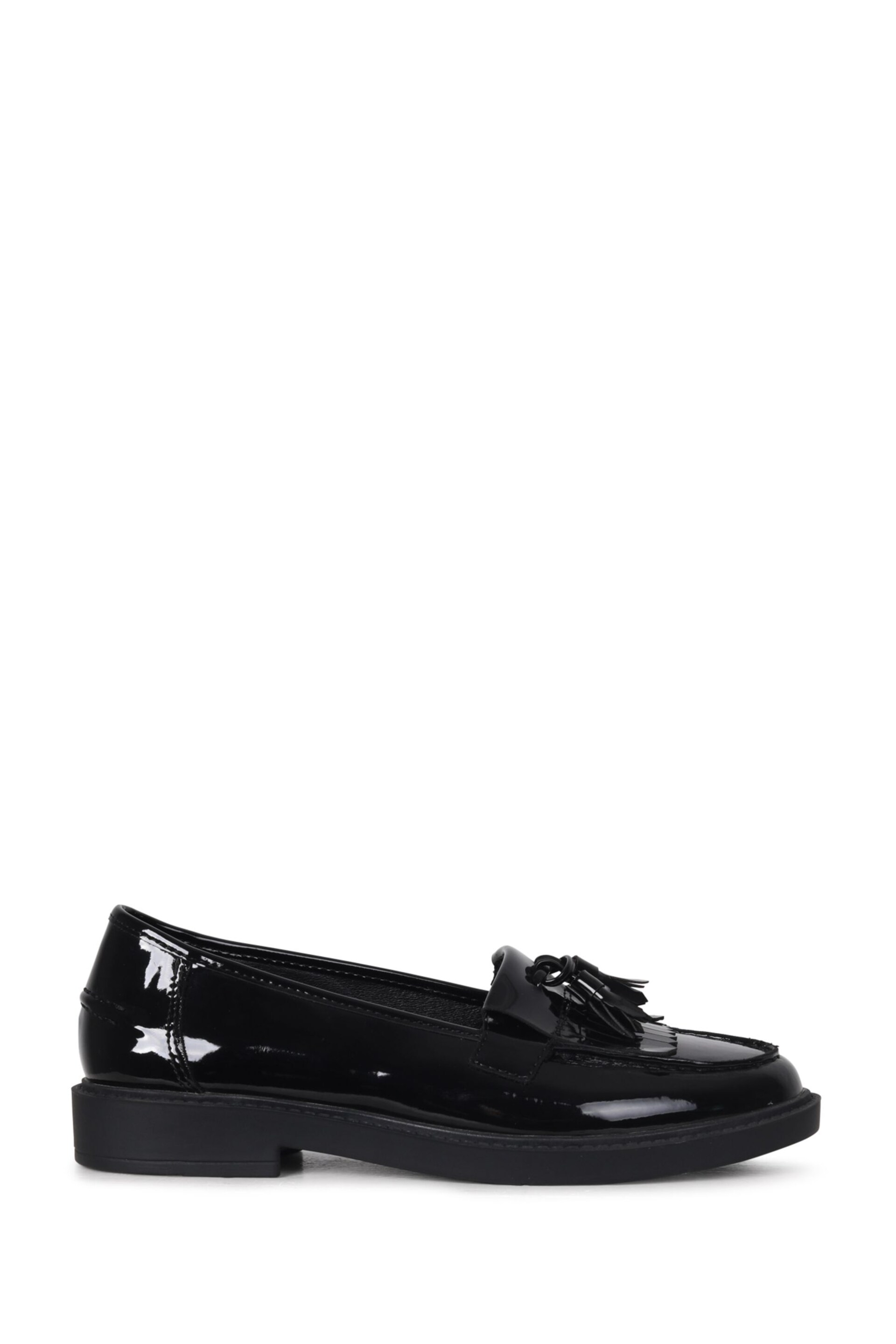 Linzi Black Kamille Black Patent Loafer With Tassel Detail - Image 2 of 4