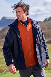 Mountain Warehouse Blue Bracken Extreme 3 In 1 Mens Waterproof Jacket - Image 1 of 6