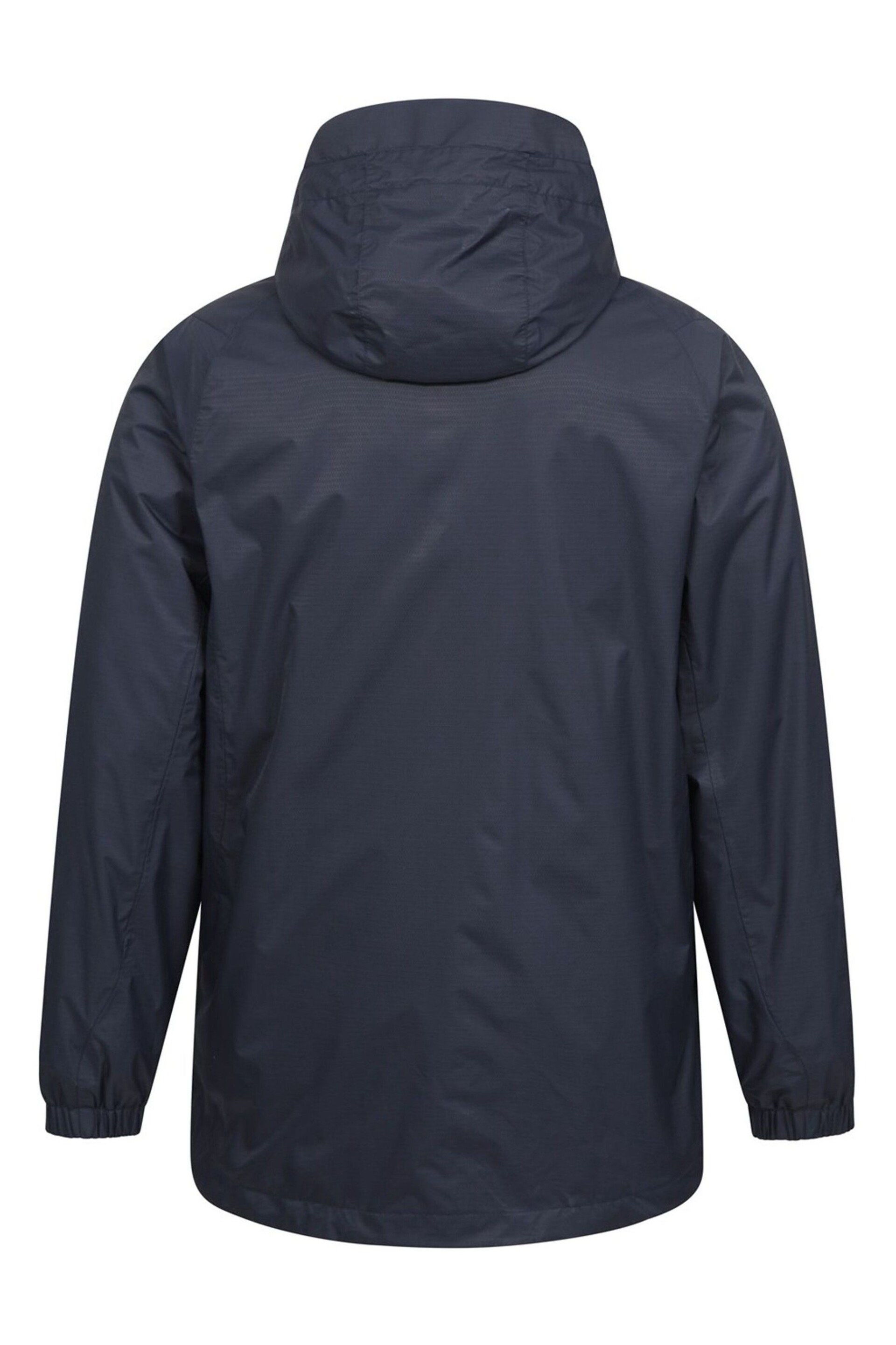 Mountain Warehouse Blue Bracken Extreme 3 In 1 Mens Waterproof Jacket - Image 3 of 6