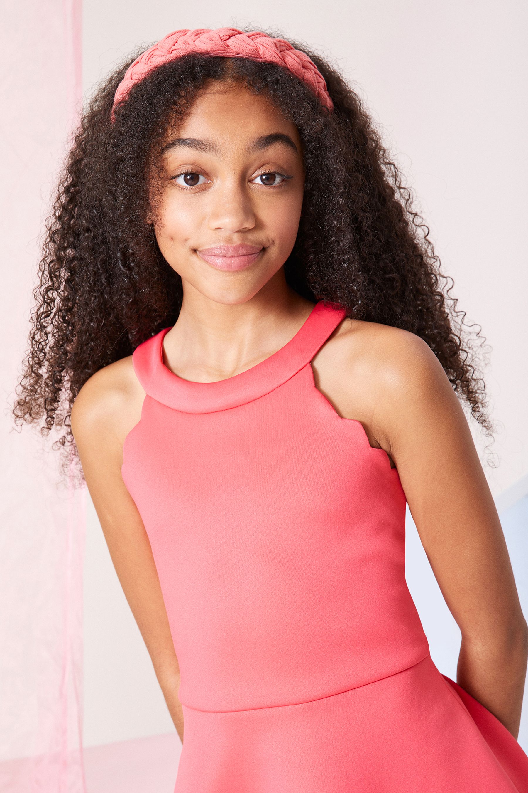 Buy Lipsy Raspberry Red Scuba Occasion Dress from Next Luxembourg