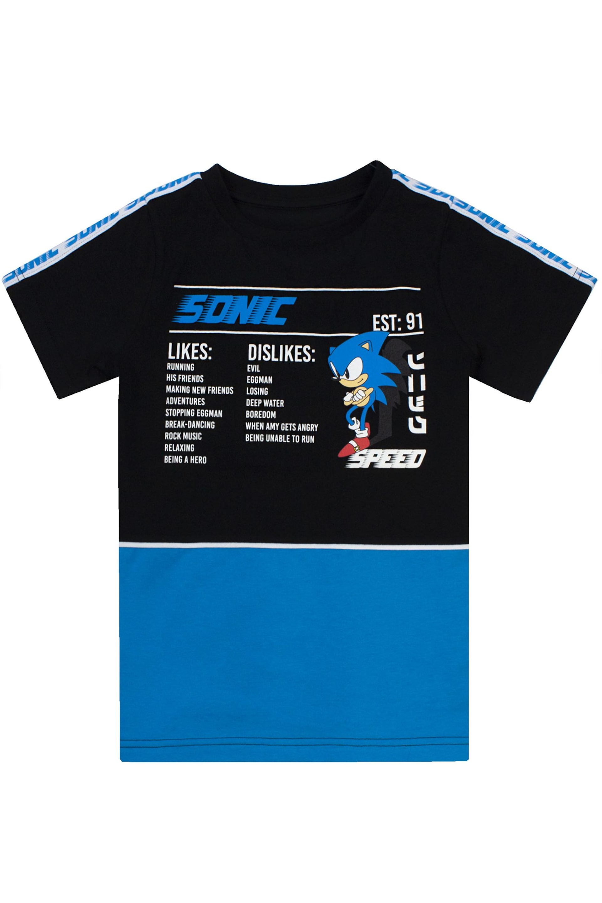Vanilla Underground Black Sonic Gaming T-Shirt - Image 1 of 3