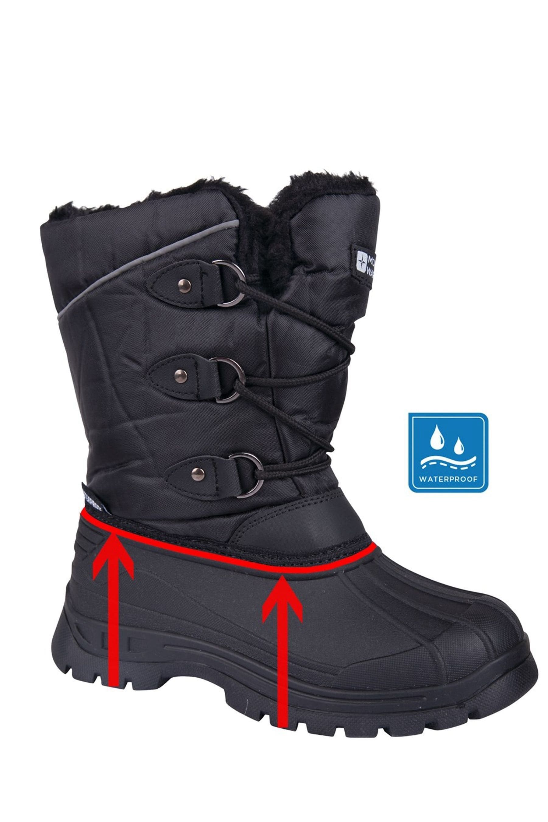 Buy Mountain Warehouse Black Whistler Fleece Lined Snow Boot from Next Oman