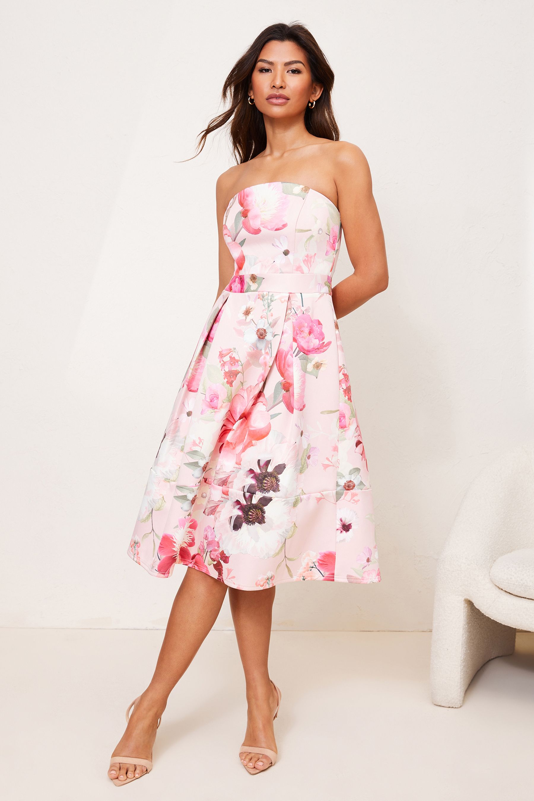 Lipsy pink prom dress clearance