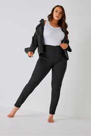 Yours Curve Black Stretch Pull On Jenny Jeggings - Image 1 of 5