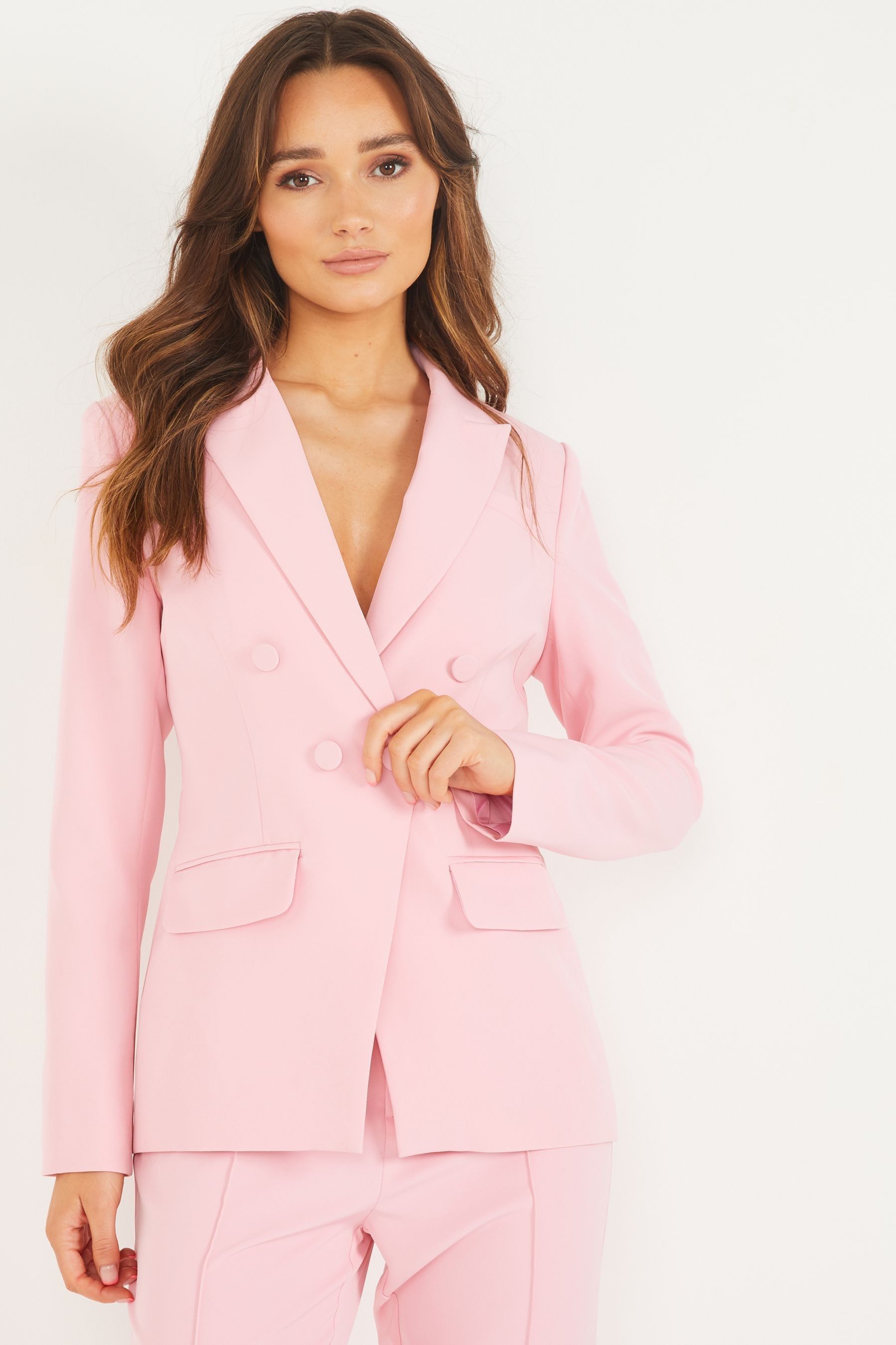 Quiz pink blazer shop