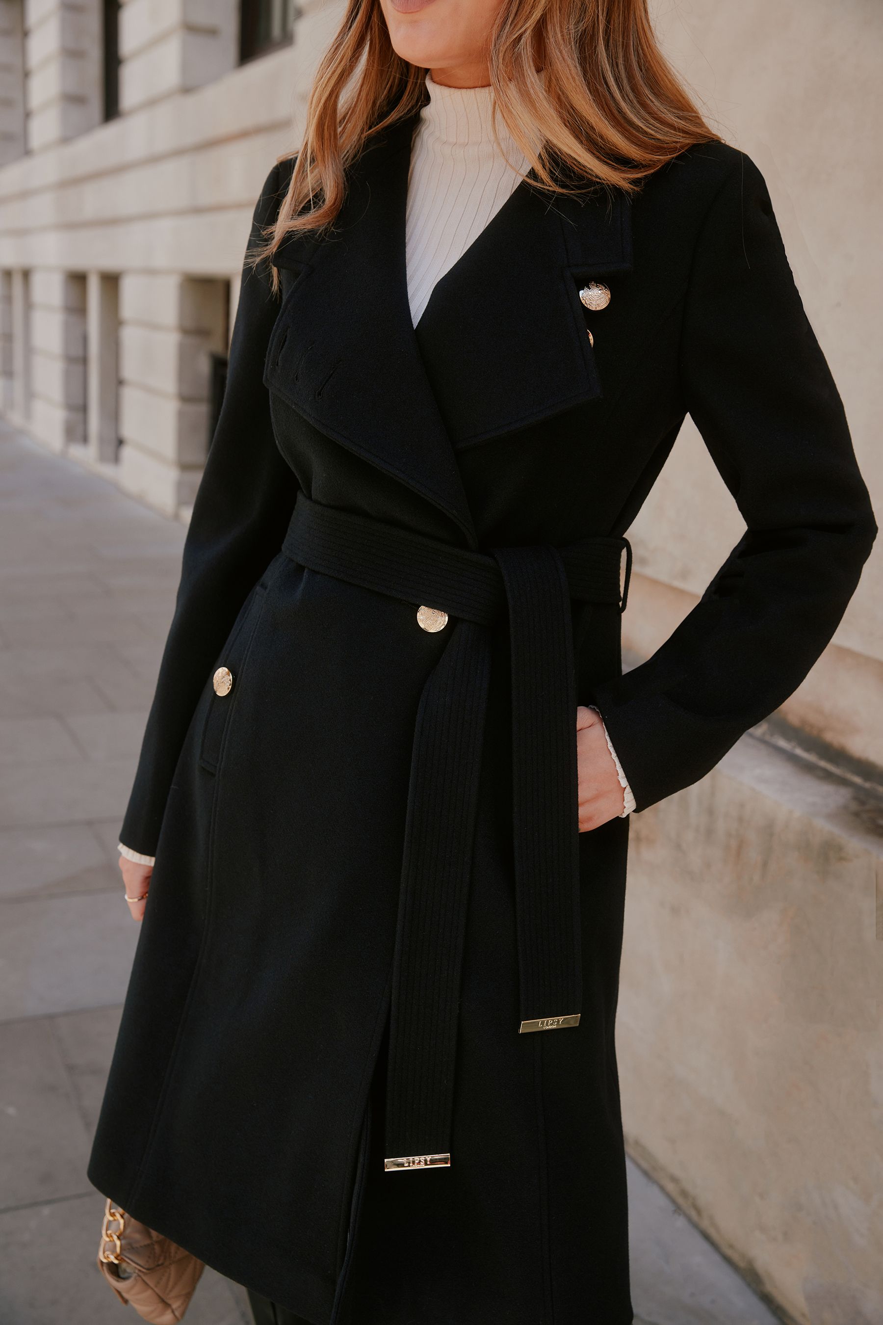 Lipsy military coat top
