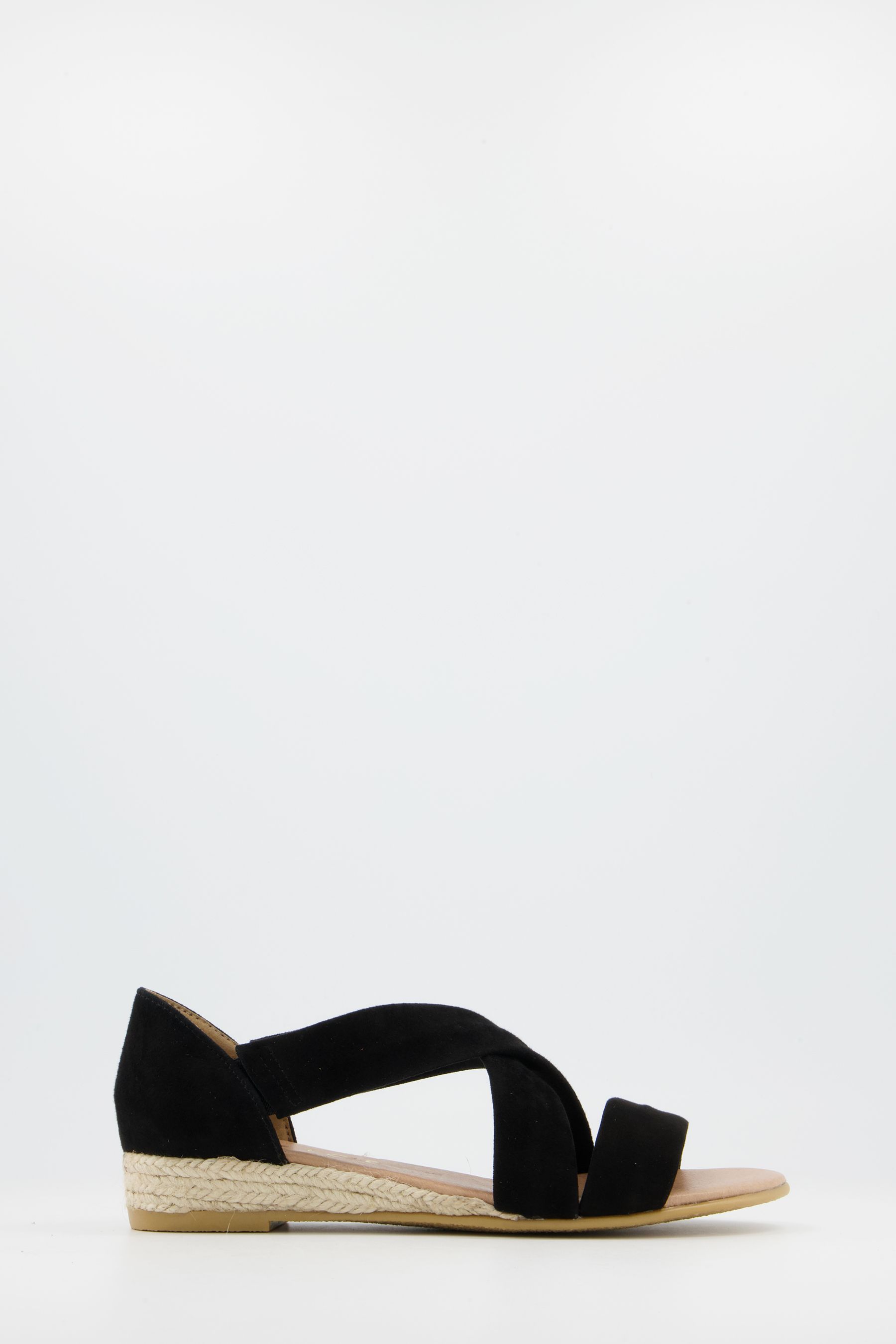 Buy Office Black Hallie Cross Strap Espadrilles from Next Ireland