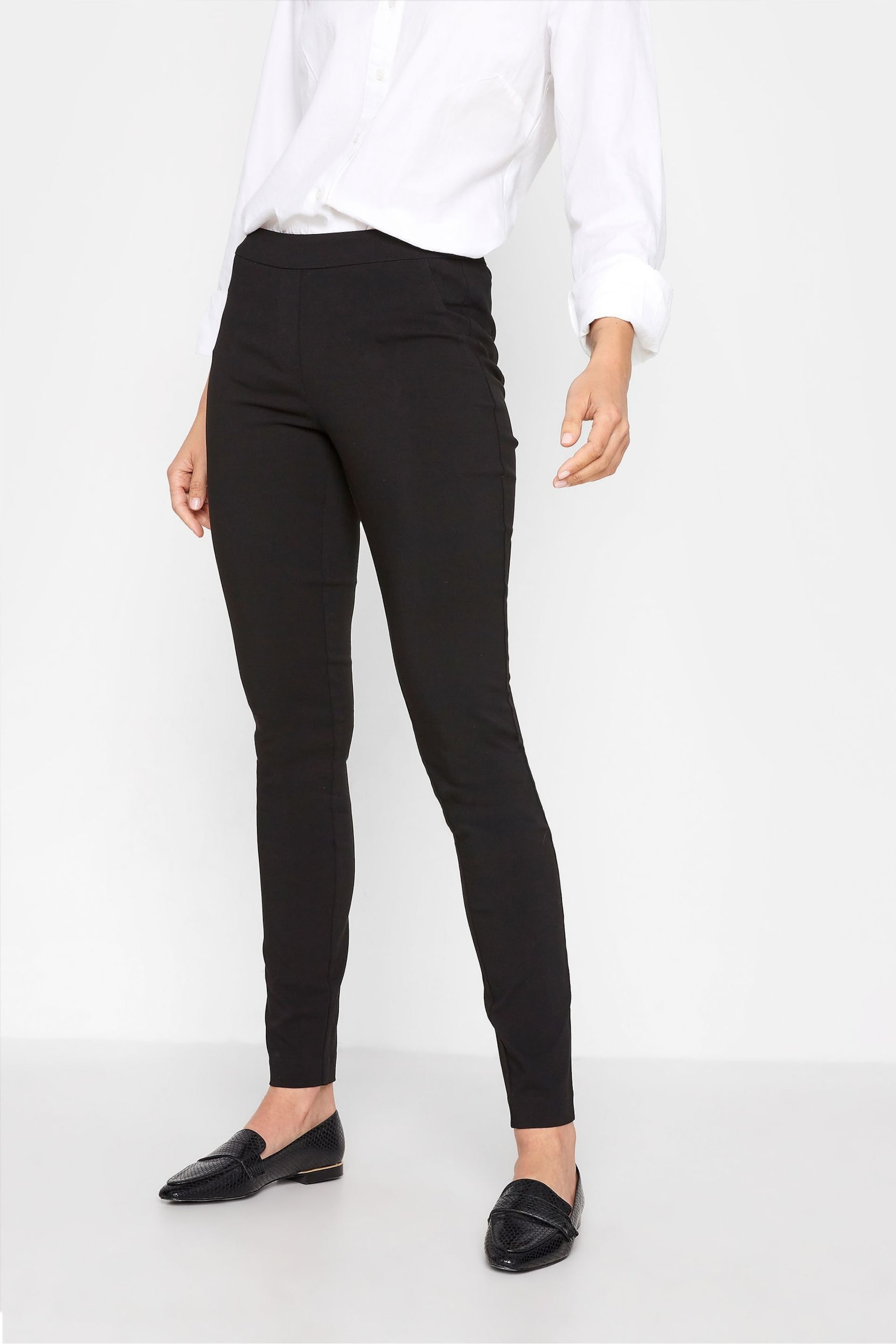 Long Tall Sally Black Stretch Skinny Trousers - Image 1 of 4
