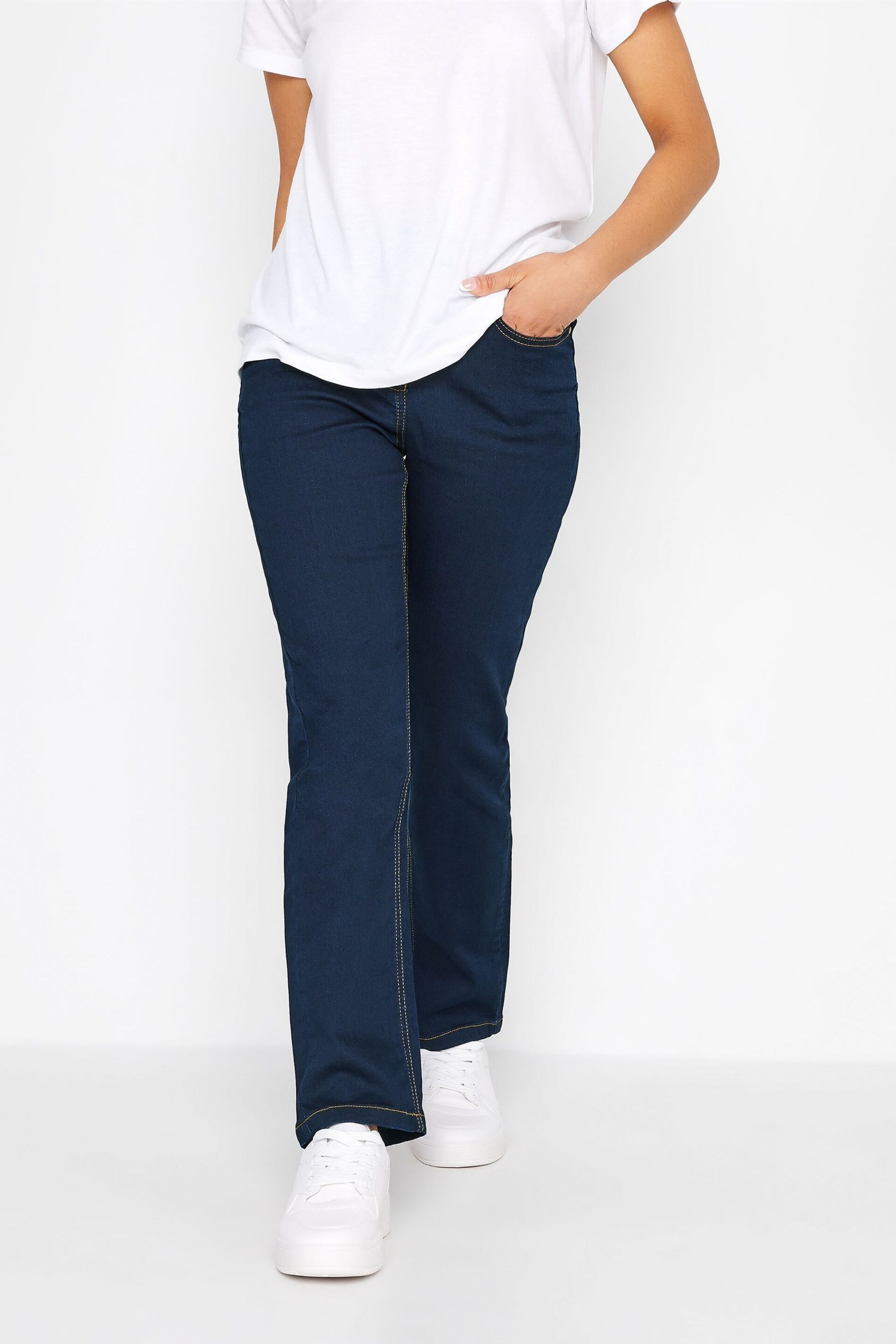 PixieGirl Petite Blue Ruby Stretch Straight Leg Jeans - Image 2 of 4