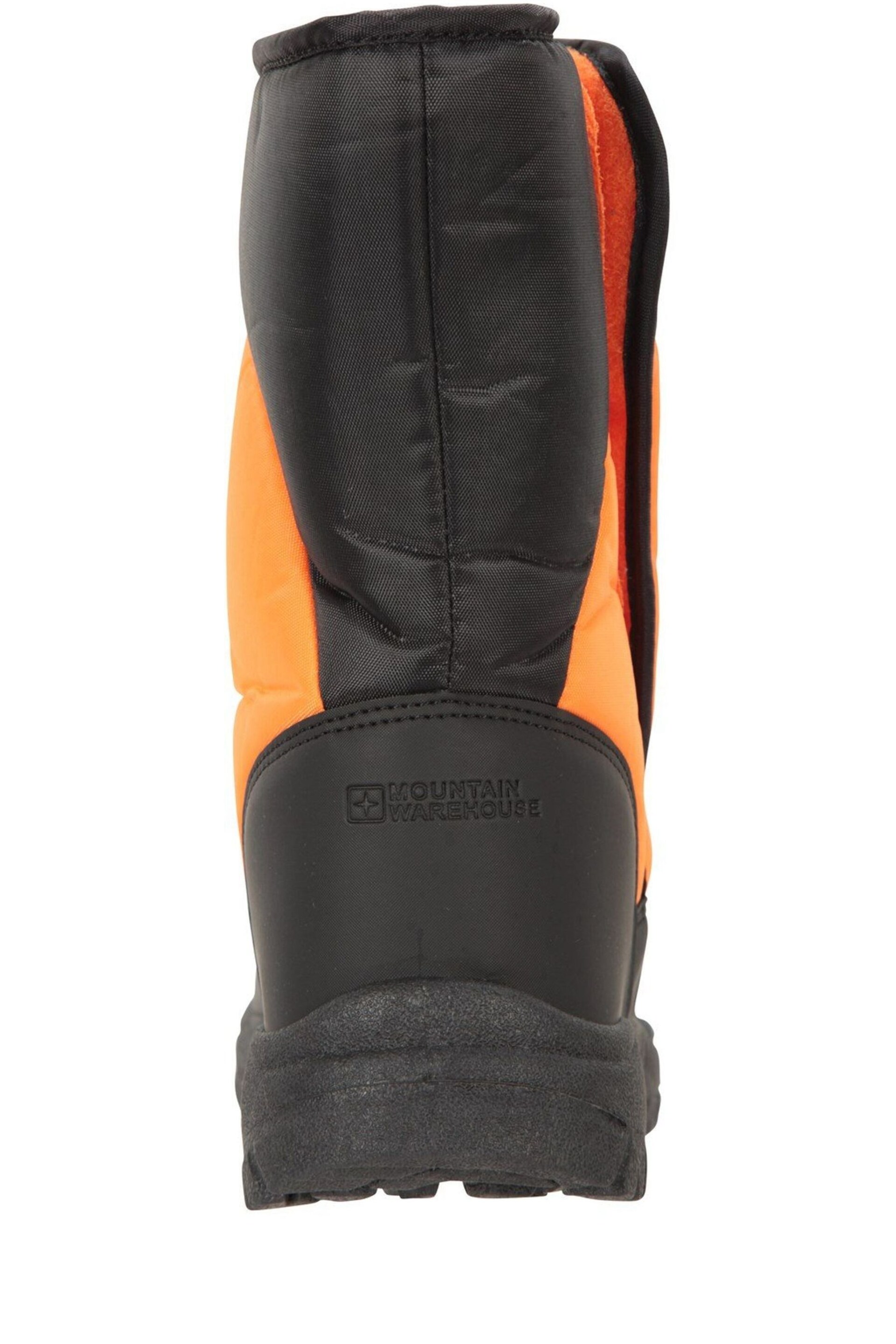 Mountain Warehouse Orange Kids Caribou Fleece lined Snow Boot - Image 4 of 7