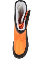 Mountain Warehouse Orange Kids Caribou Fleece lined Snow Boot - Image 7 of 7