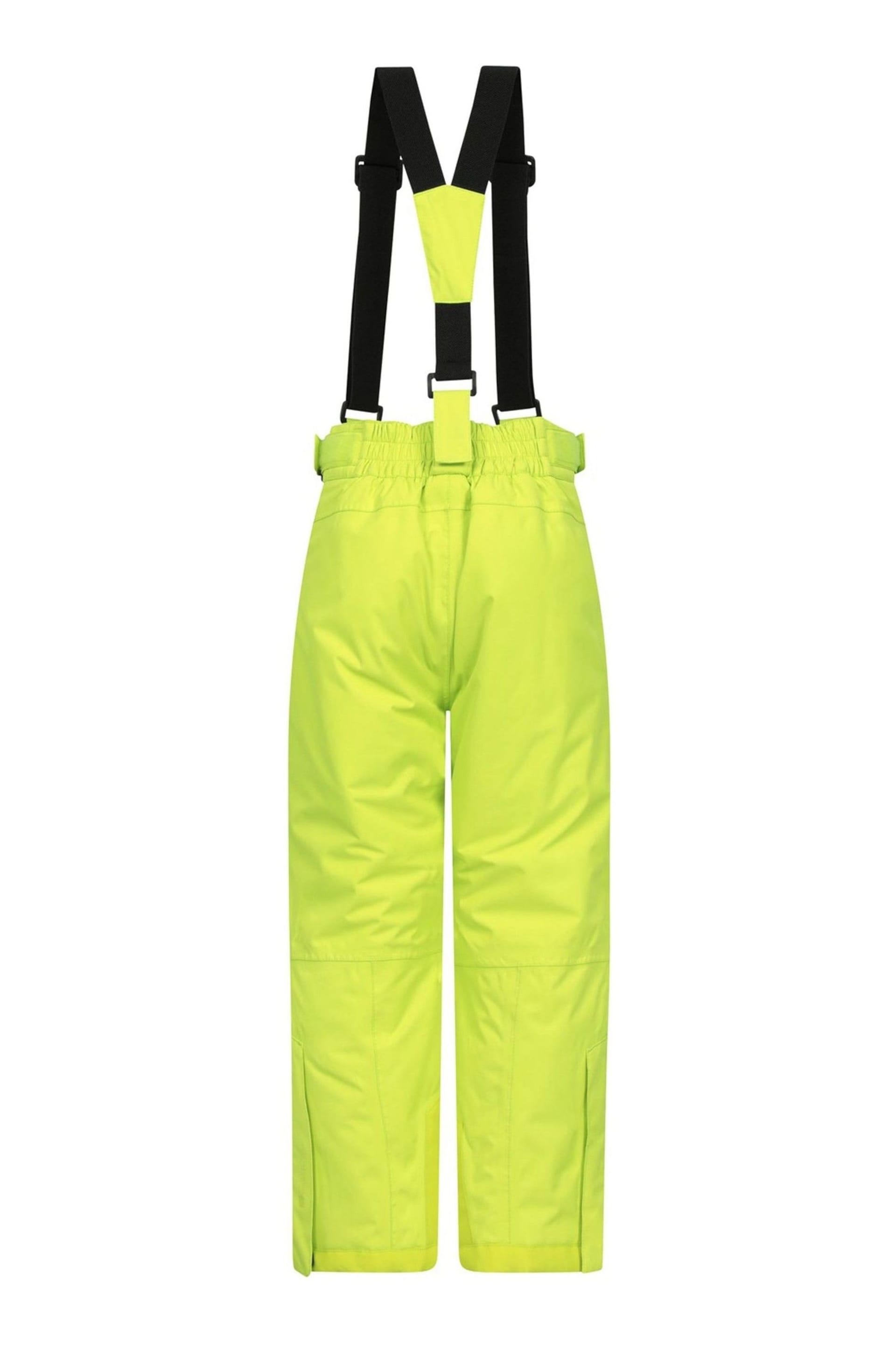 Mountain Warehouse Lime Falcon Extreme Kids Ski Trouser - Image 3 of 7