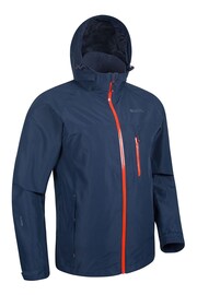 Mountain Warehouse Blue Brisk Extreme Mens Waterproof Jacket - Image 2 of 6