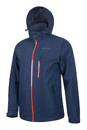 Mountain Warehouse Blue Brisk Extreme Mens Waterproof Jacket - Image 3 of 6