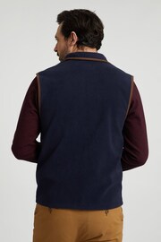 Mountain Warehouse Blue Rove Mens Fleece Gilet - Image 2 of 6