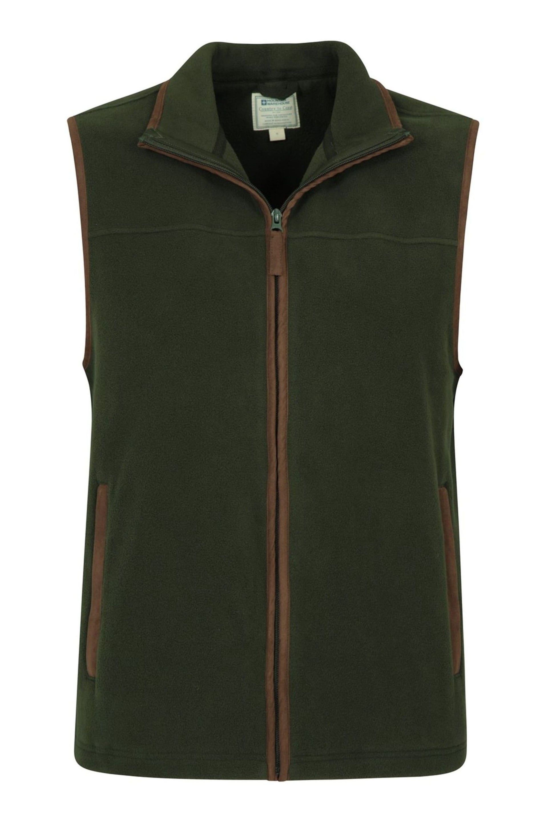 Mountain Warehouse Green Rove Mens Fleece Gilet - Image 5 of 6