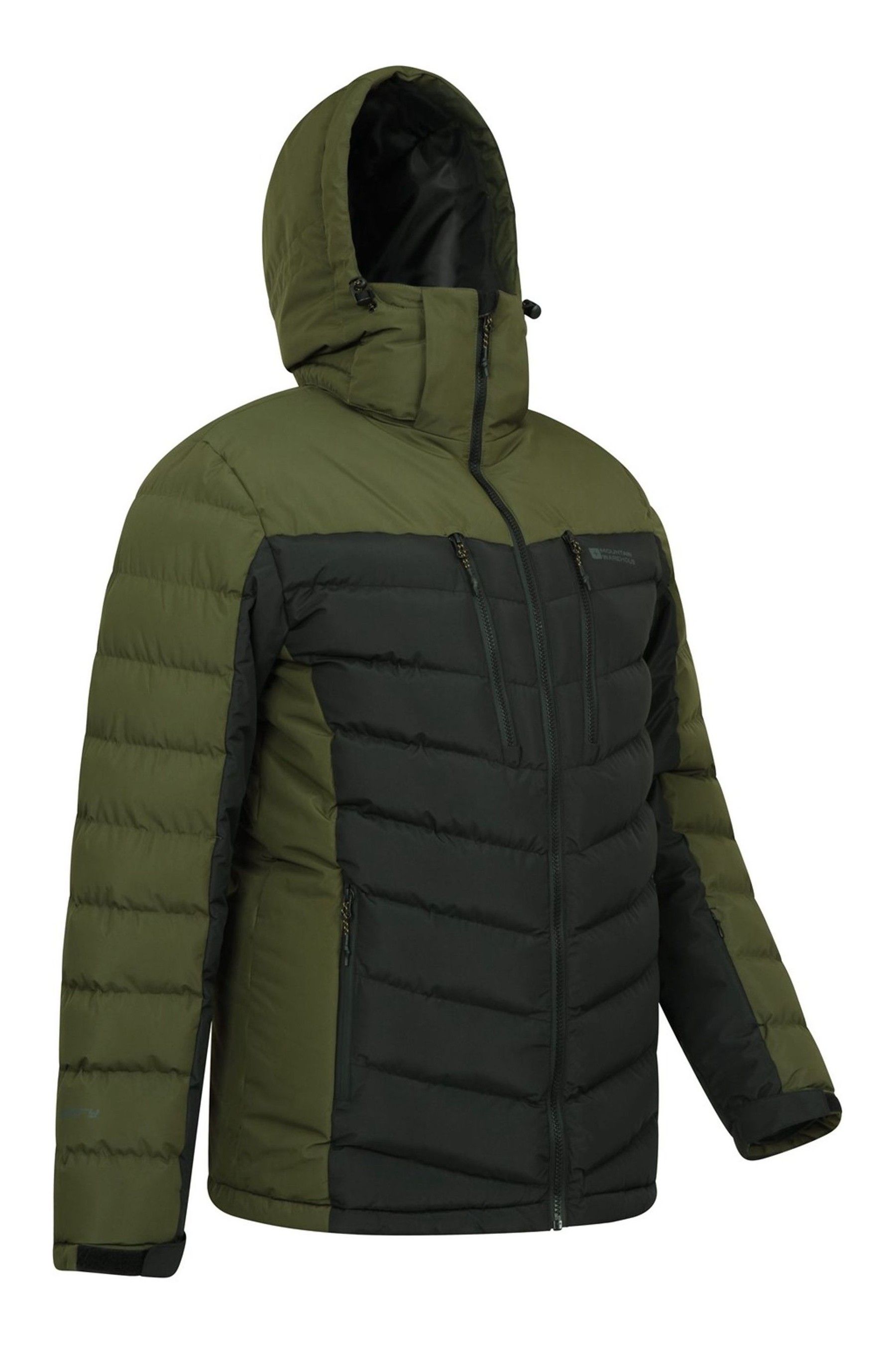 Mens padded ski jacket top
