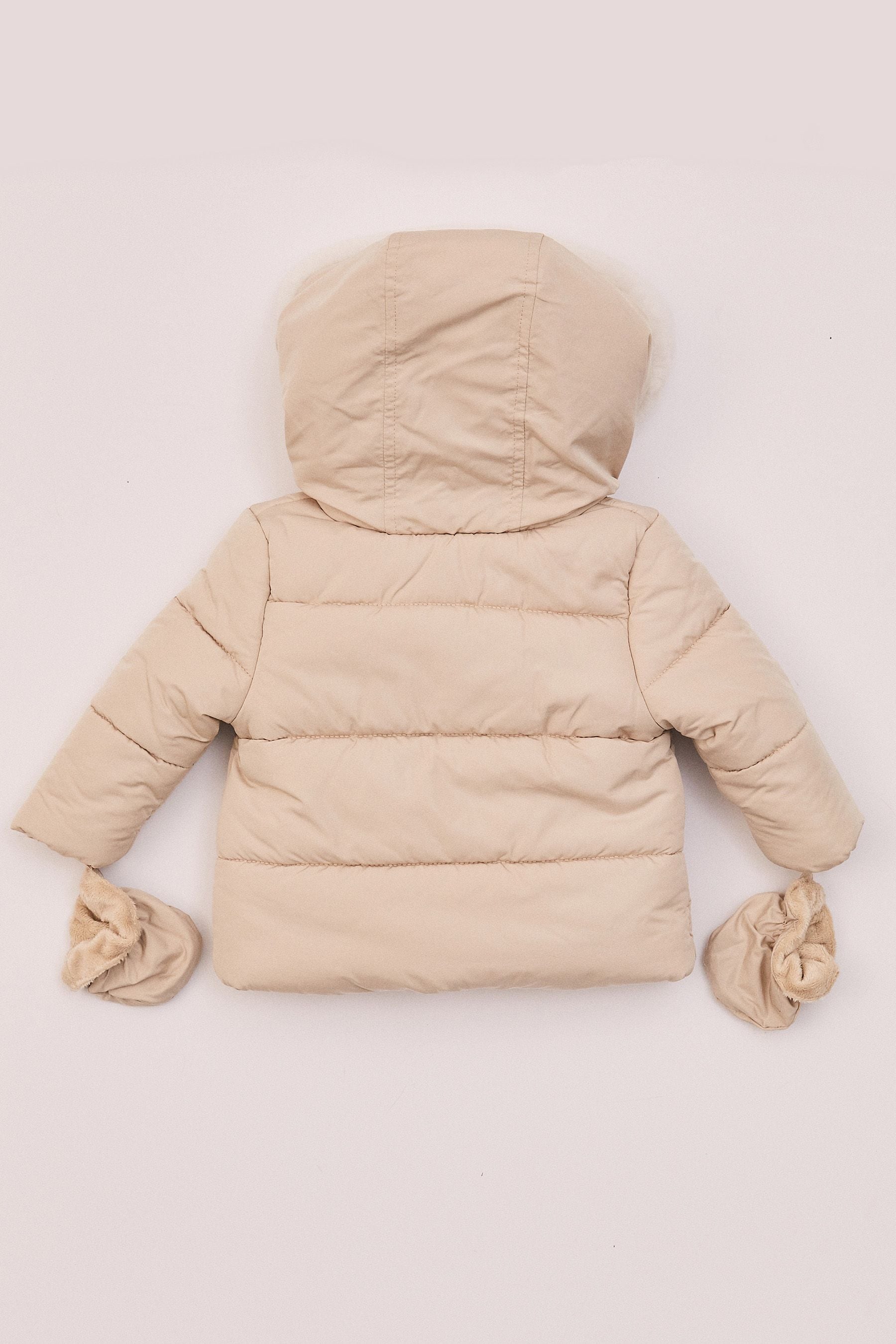 Cream baby coat sales