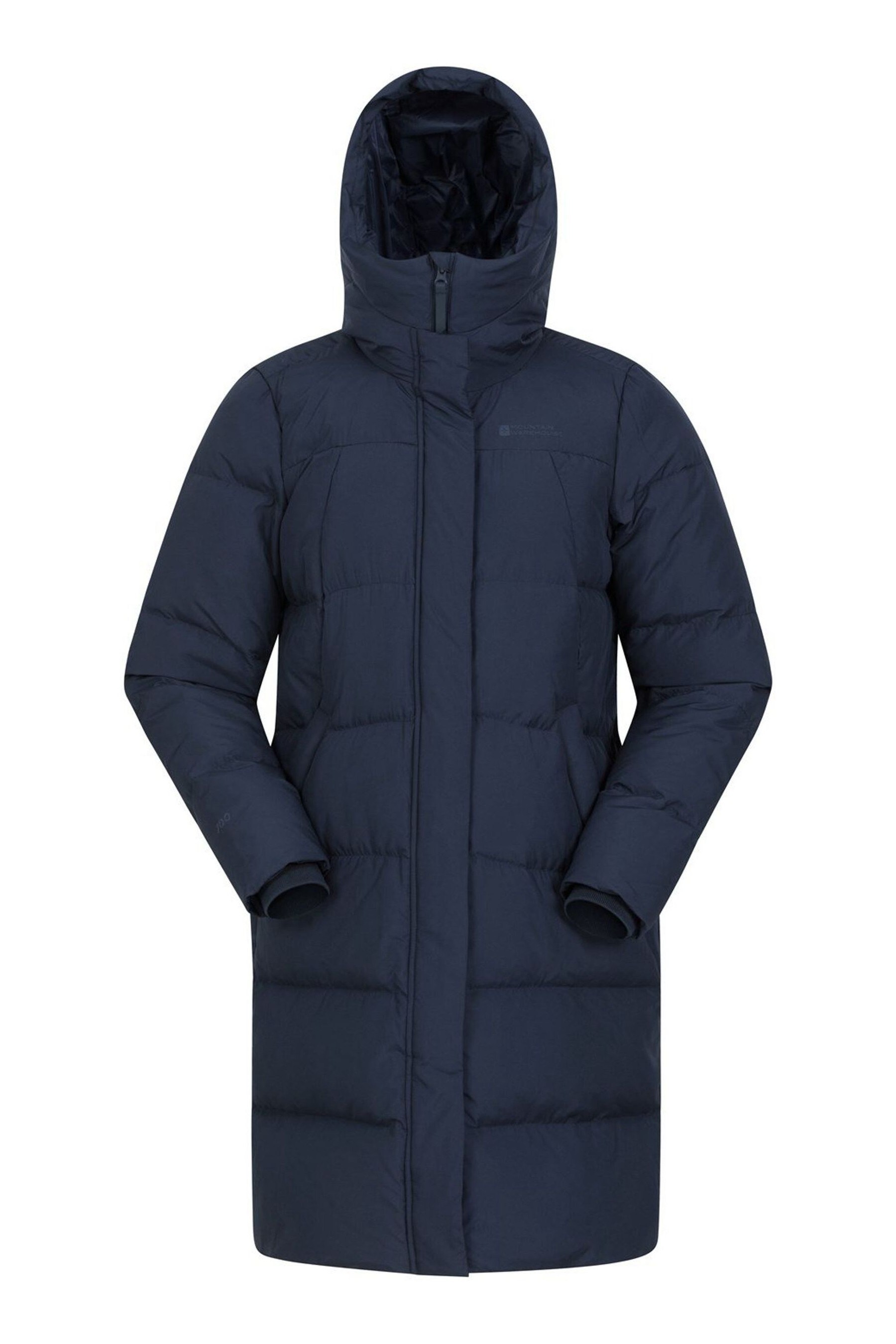 Buy Mountain Warehouse Blue Andes Extreme Womens Long Down Jacket from Next Luxembourg