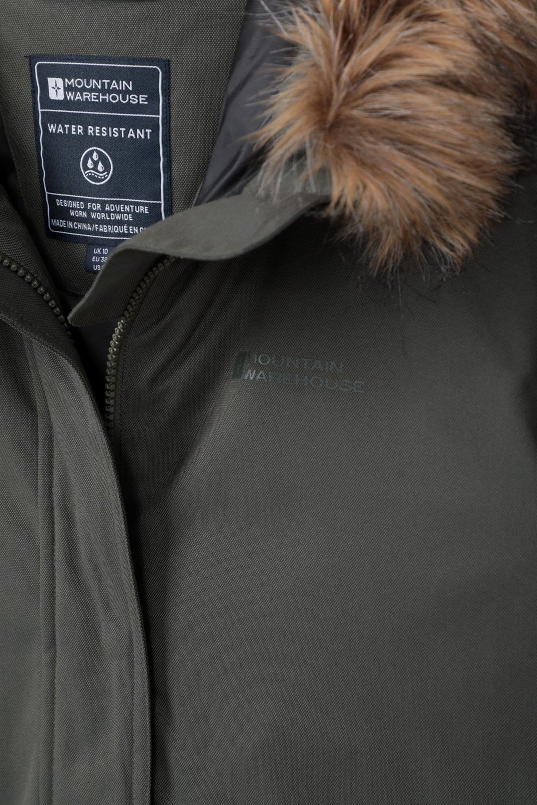 Mountain Warehouse Green Inferno II Womens Parka Jacket
