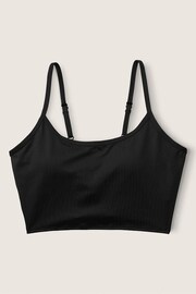 Victoria's Secret PINK Pure Black Seamless Lightly Lined Low Impact Sports Bra - Image 2 of 3