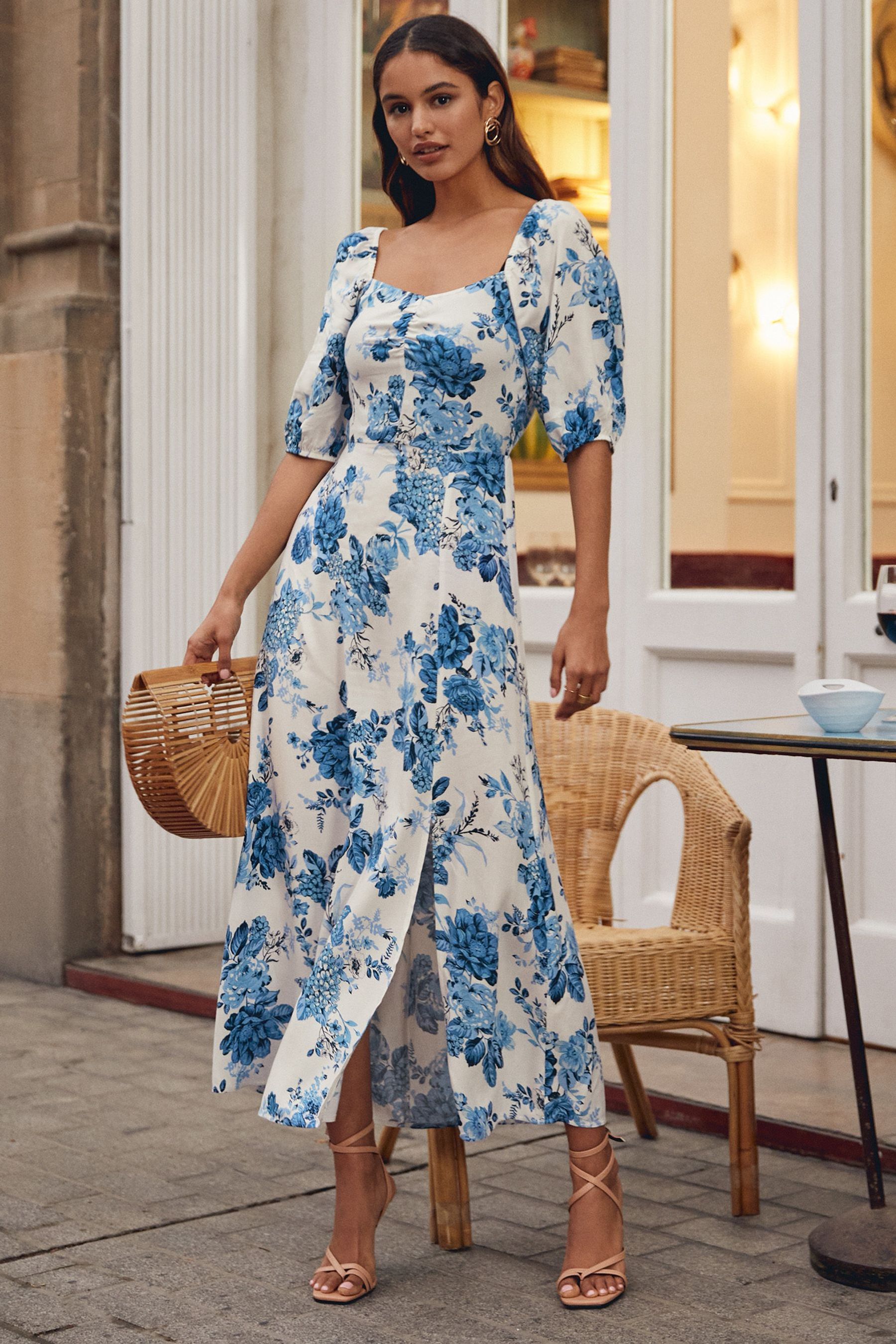 White split midi dress new arrivals
