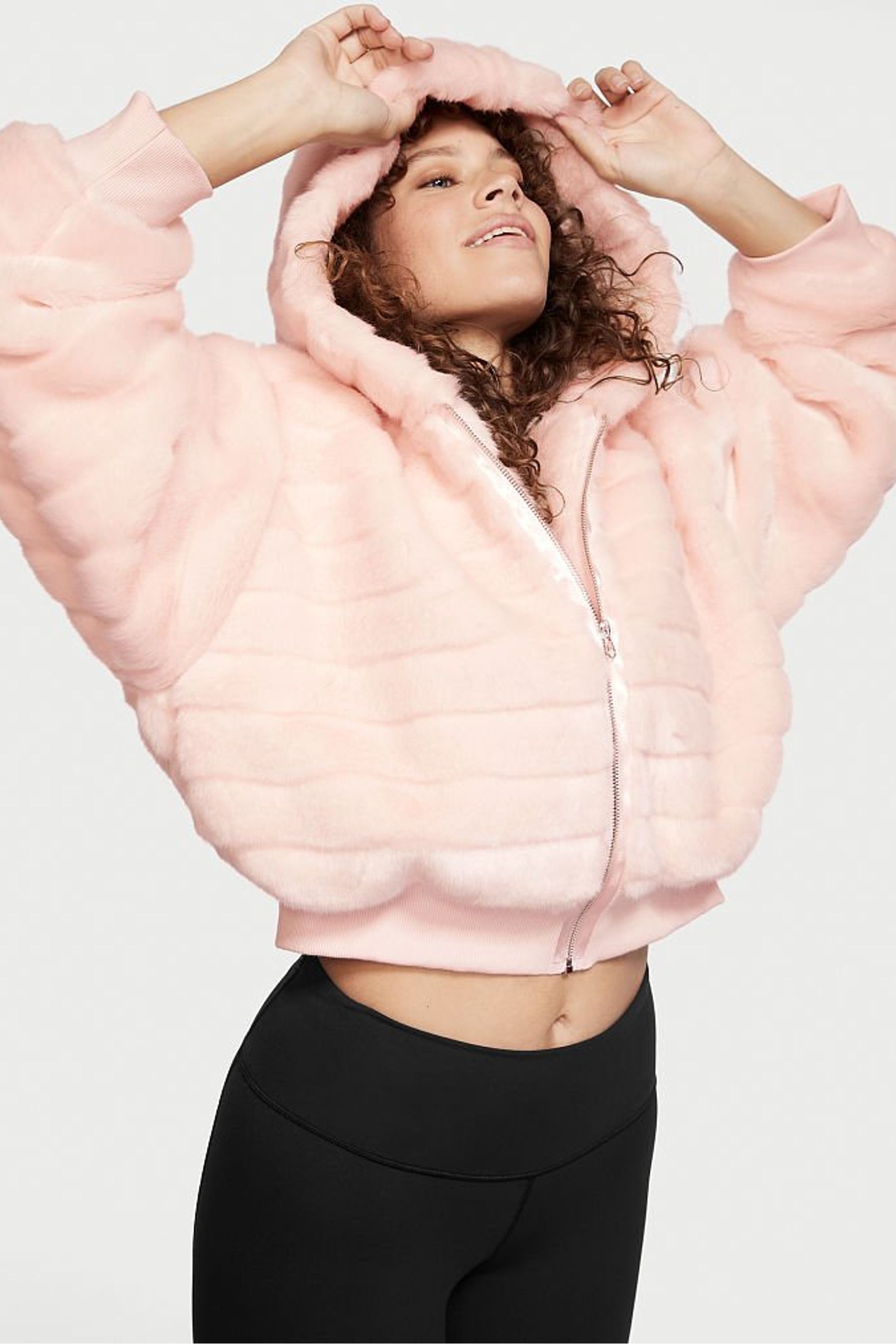 Buy Victoria s Secret Faux Fur Bubble Jacket from Next Ireland