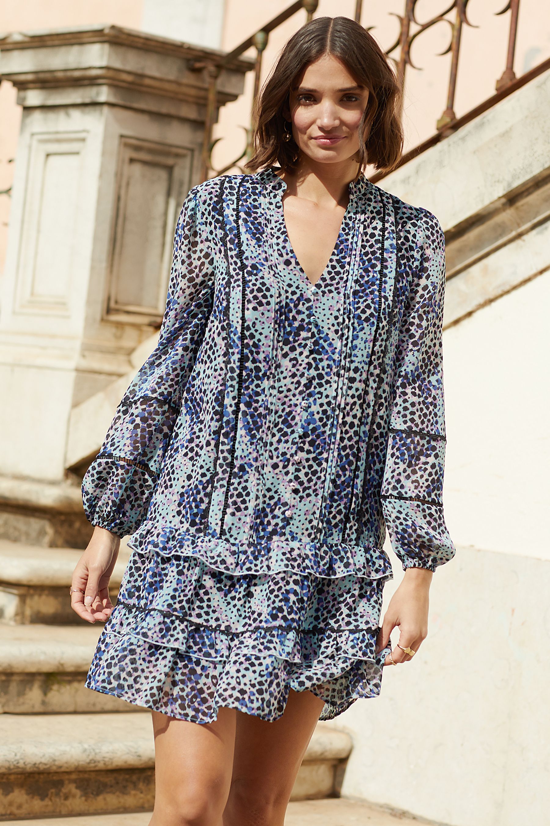 Robe manche plumetis best sale