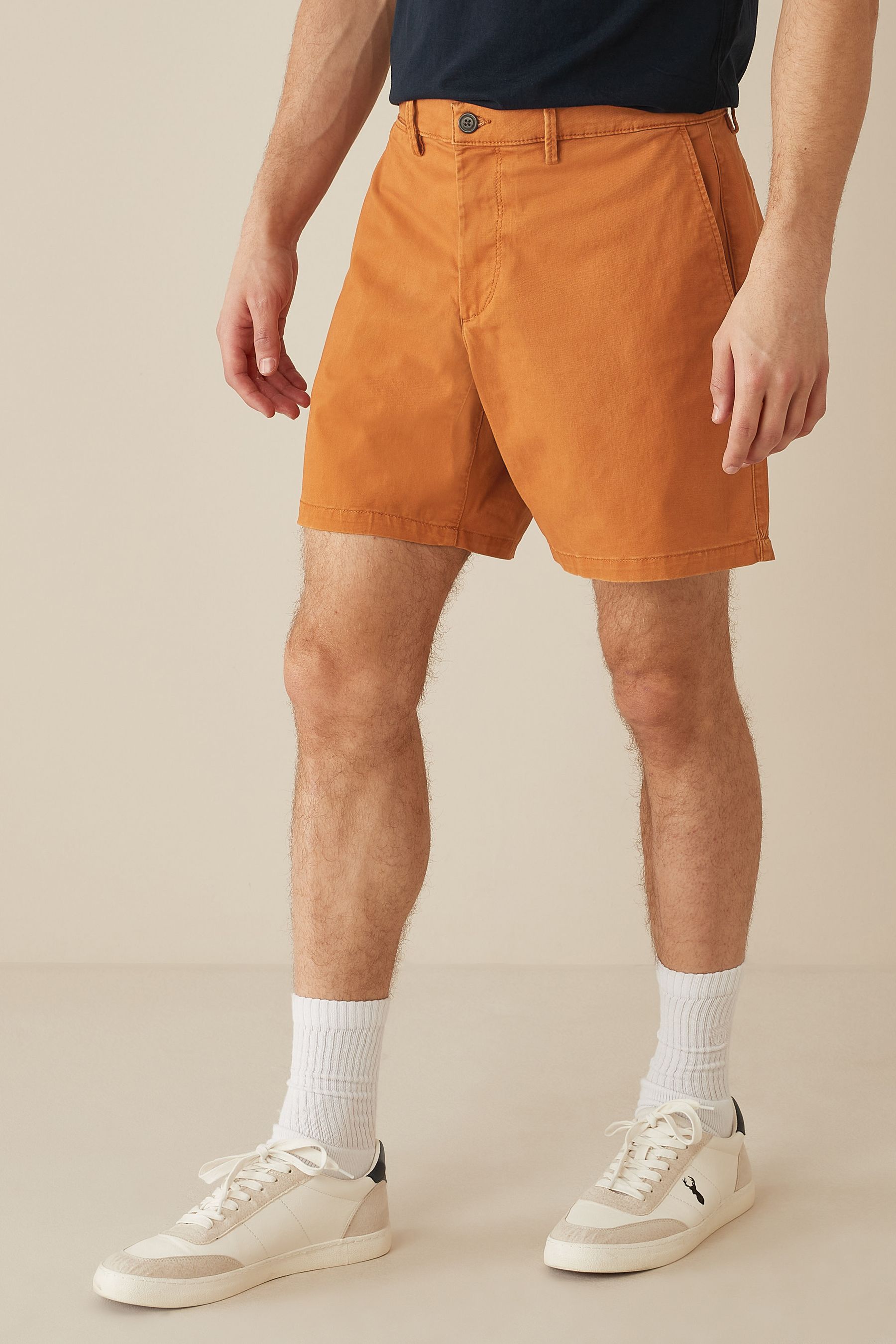 Orange khaki shorts store