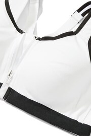 Victoria's Secret White Smooth Front Fastening Wired High Impact Sports Bra - Image 5 of 5