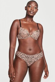 Victoria's Secret Camo Leopard Thong No-Show Knickers - Image 1 of 3