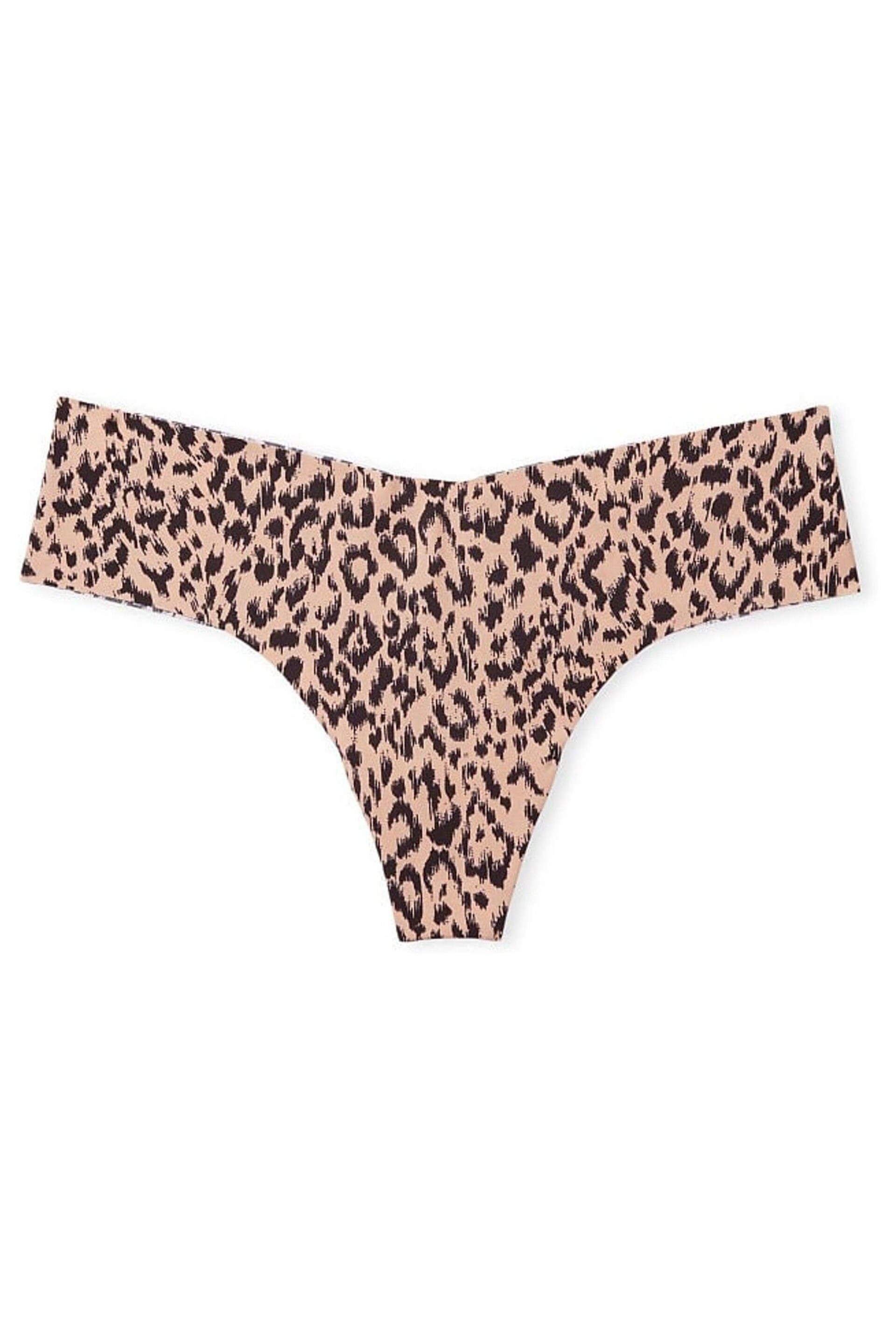 Victoria's Secret Camo Leopard Thong No-Show Knickers - Image 3 of 3