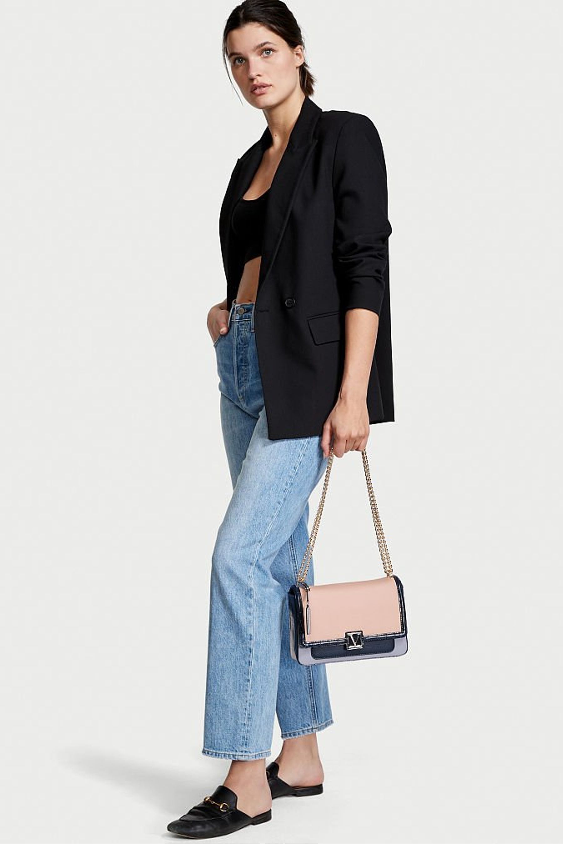 Victoria's secret pink shoulder bag sale