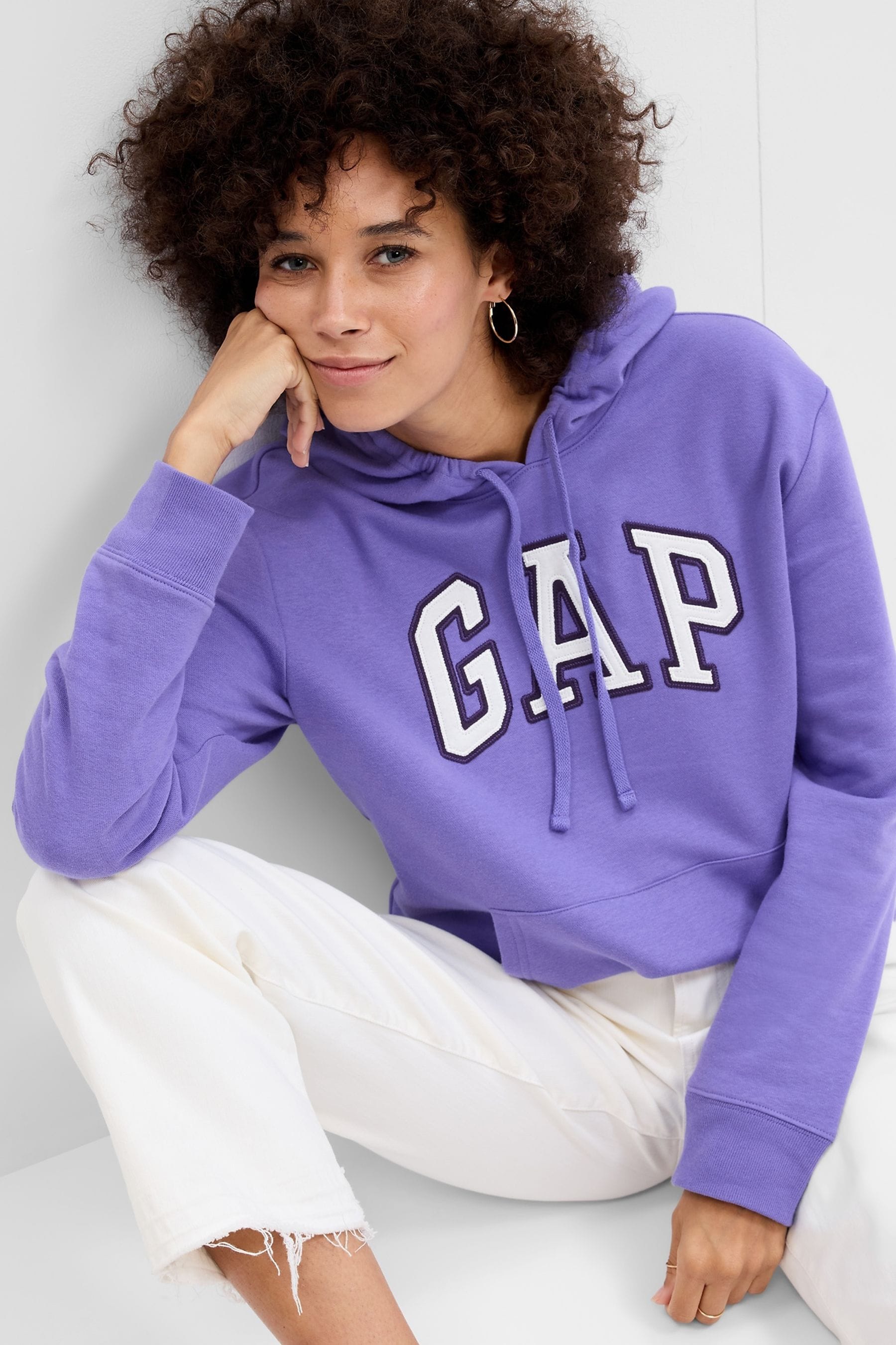 Gap fleece hoodie women's clearance