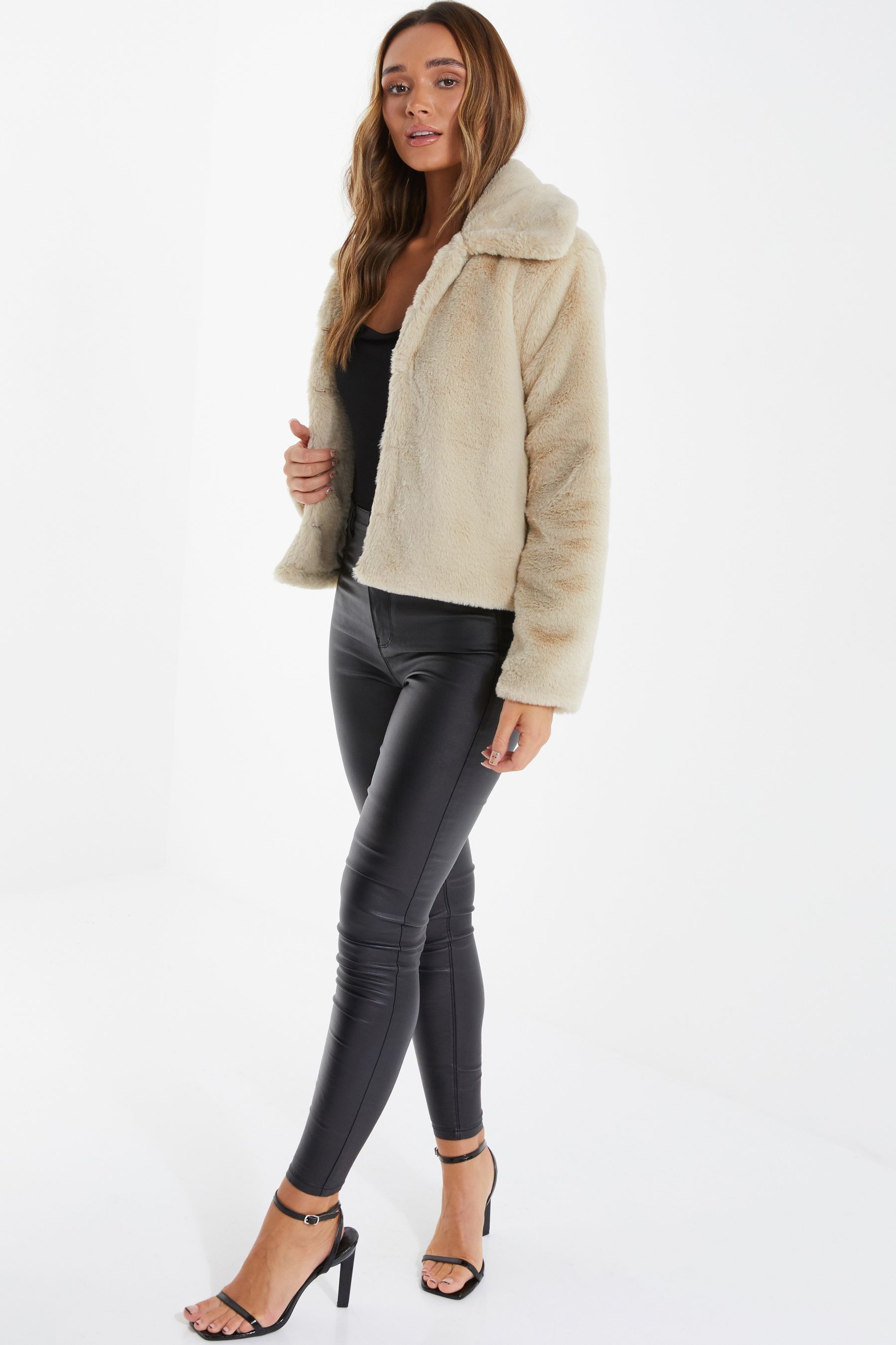 Quiz cream jacket deals