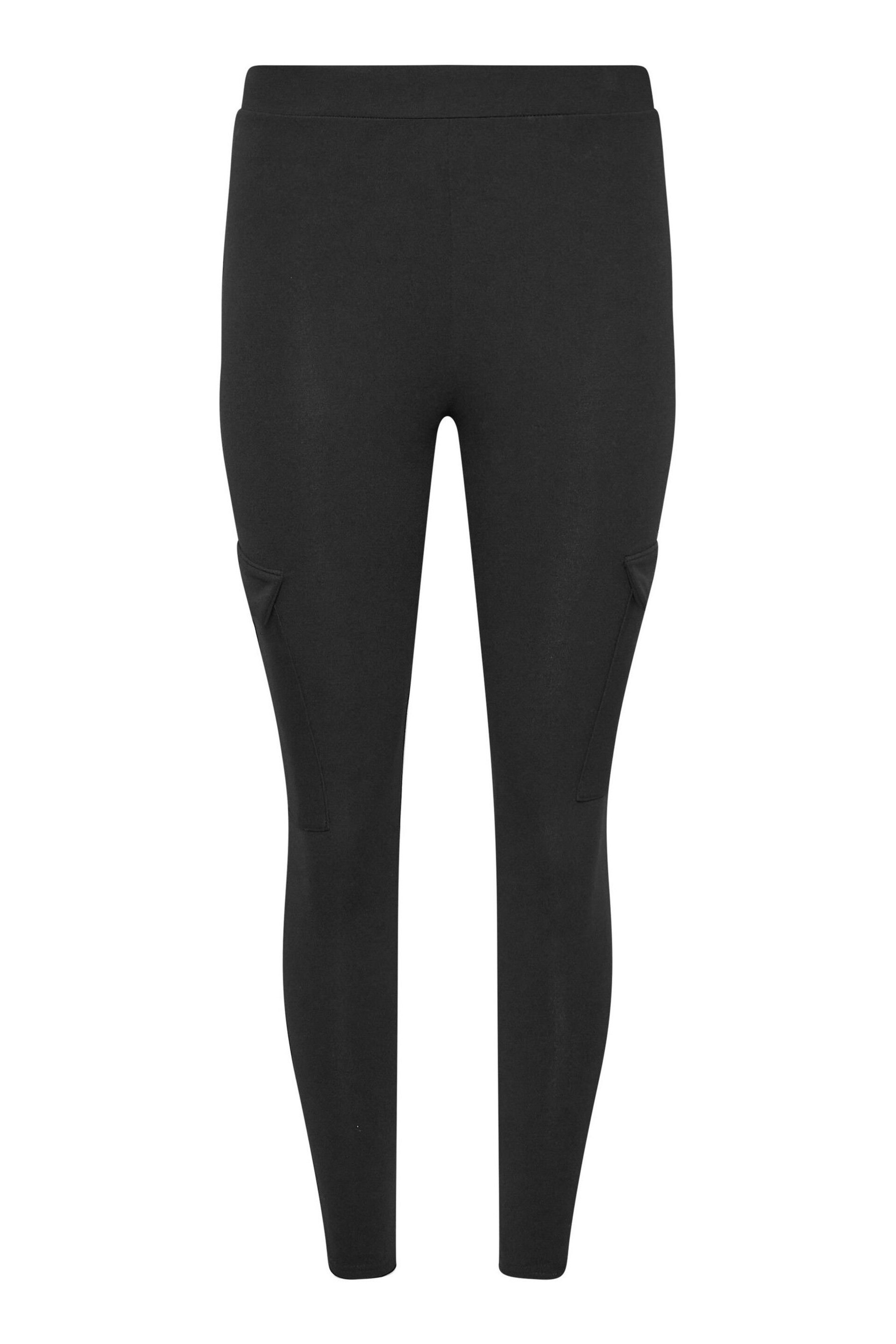 PixieGirl Petite Black Utility Skinny Trousers - Image 3 of 4