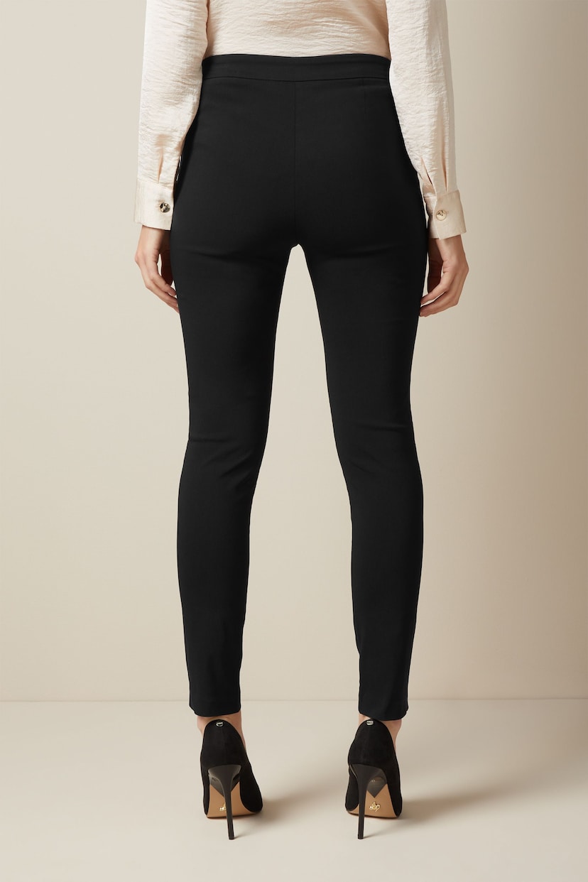 Friends Like These Black Sculpting Stretch Trousers - Image 2 of 4