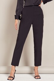 Friends Like These Black High Waisted Slim Tailored Trouser - Image 1 of 4