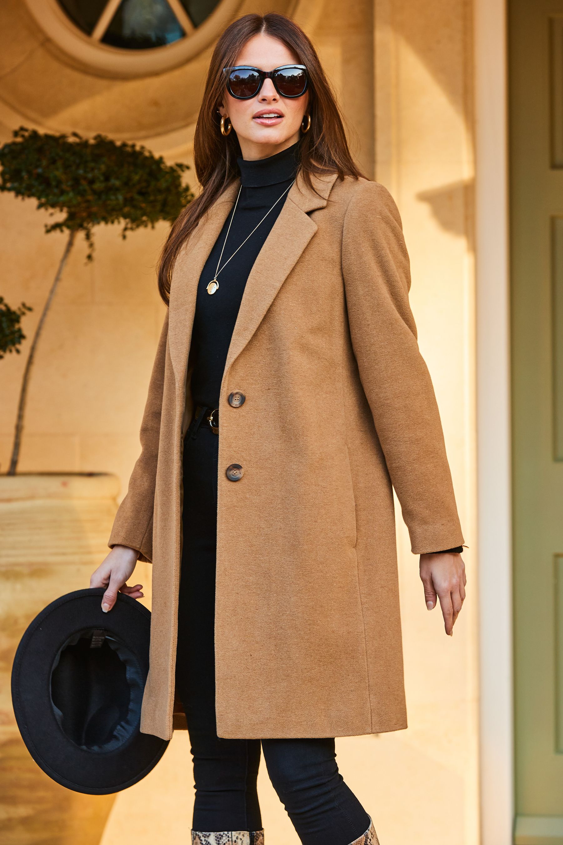 Formal camel coat hotsell