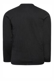 BadRhino Big & Tall Black 3 Pack Long Sleeve T-Shirts - Image 4 of 5