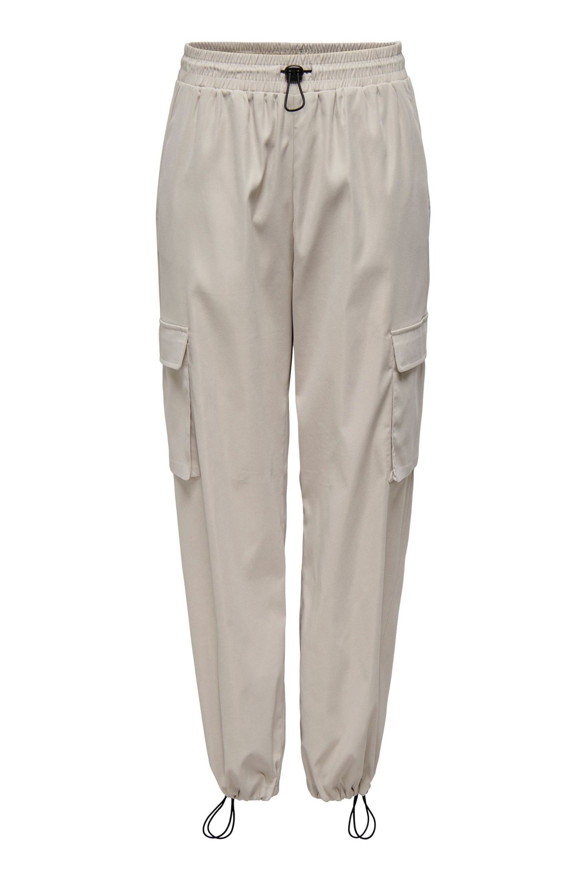 ONLY Cream Cargo Trouser - Image 5 of 5