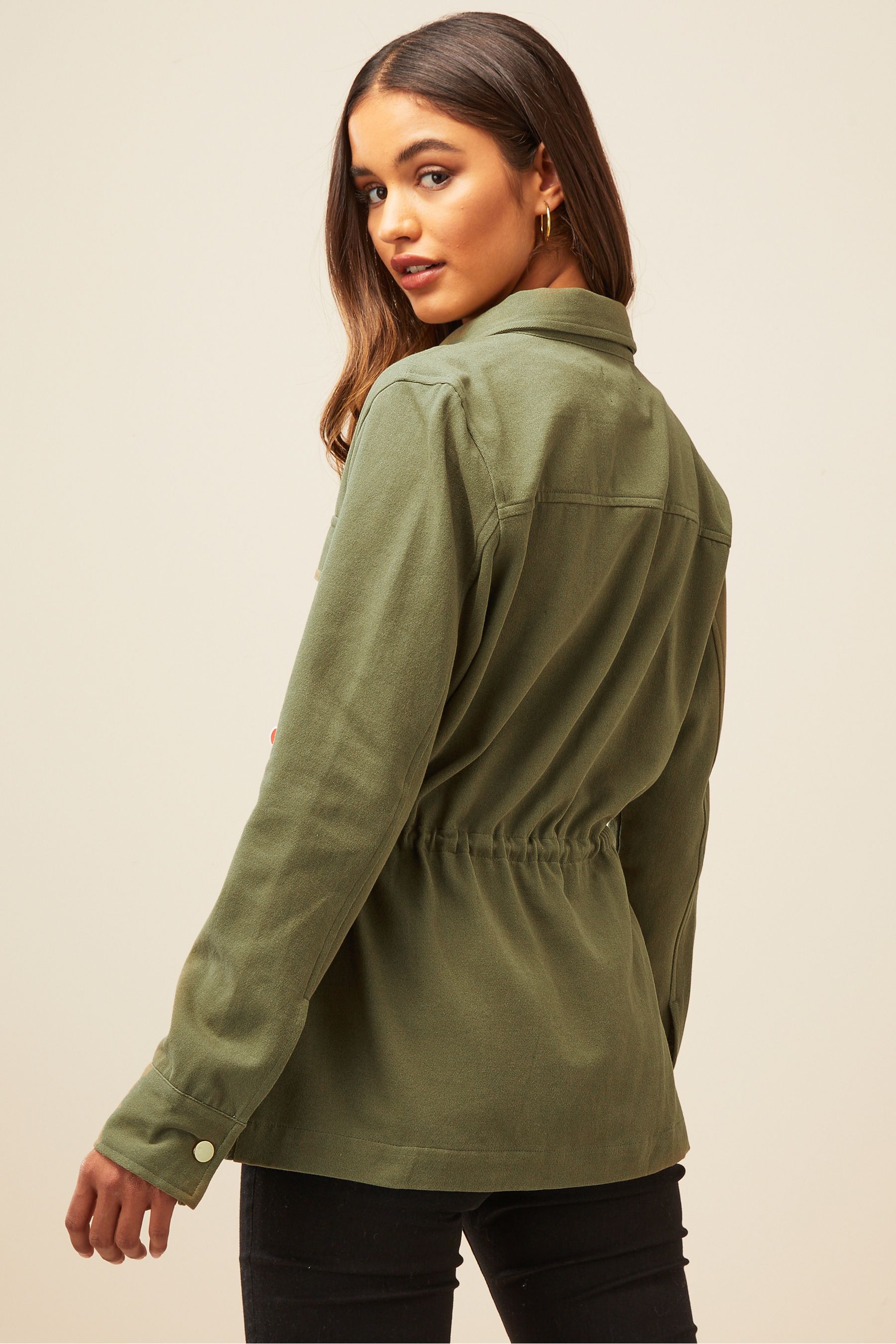 Next ladies khaki jacket top