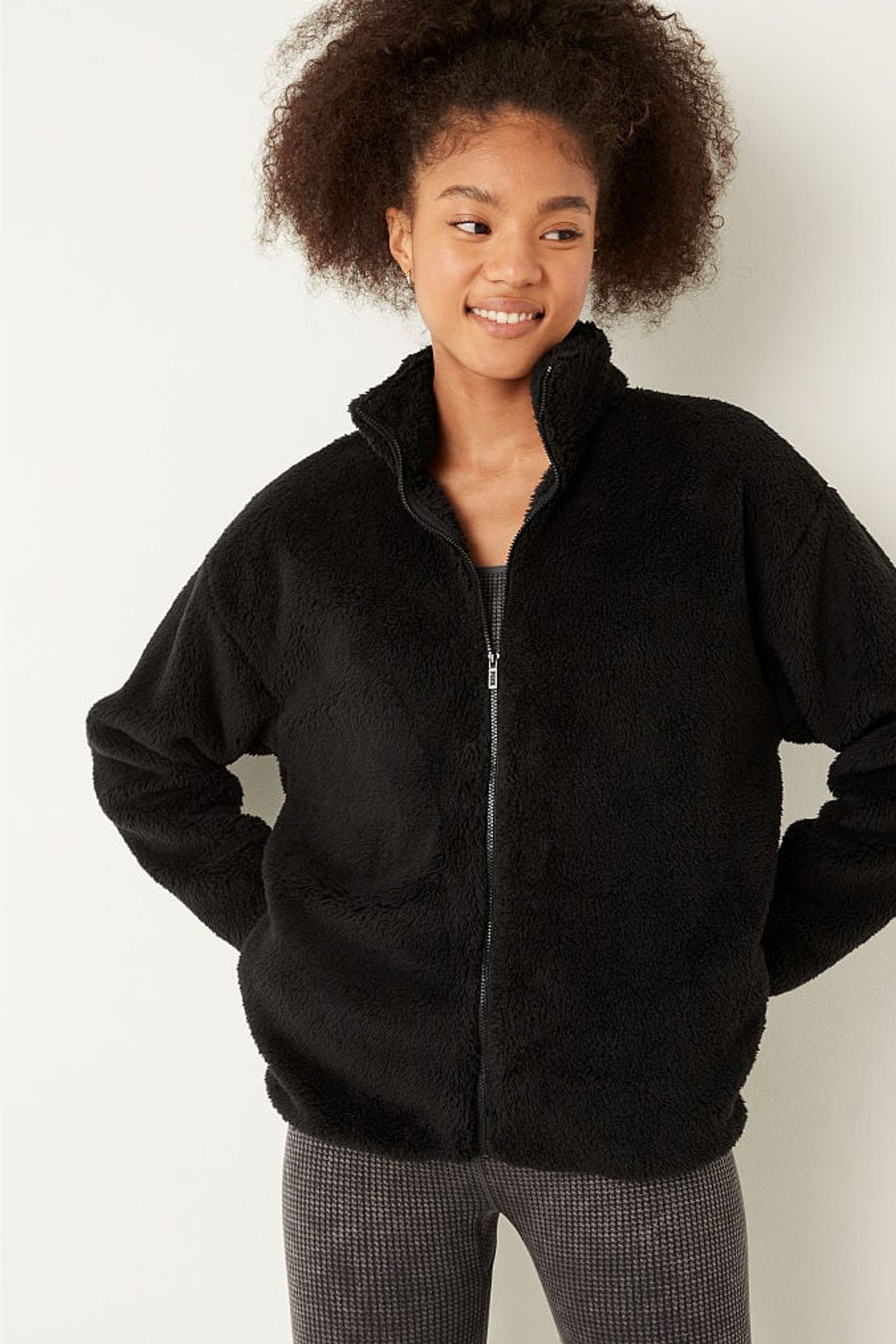 Buy Victoria s Secret PINK Teddy Full Zip Jacket from Next Ireland