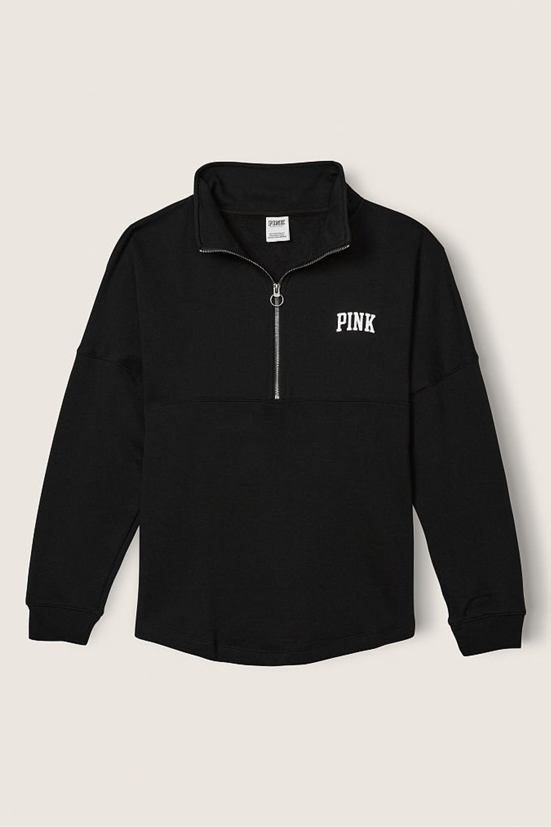 Pink varsity half zip hotsell