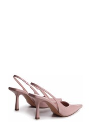 Linzi Nude Fling Sling Back Court Style Heel Sandals - Image 4 of 4