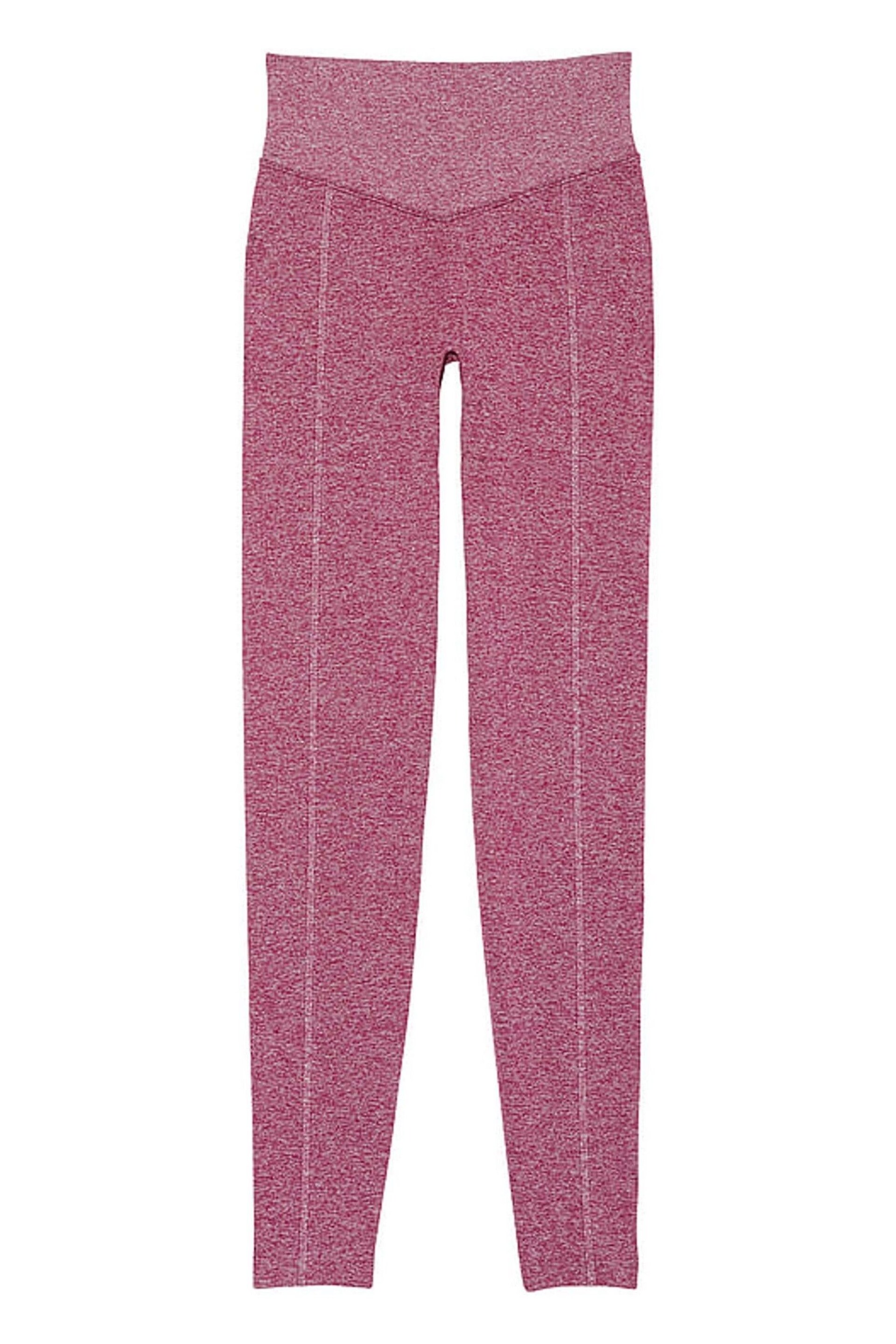 Victoria's Secret PINK Vivid Magenta Pink Marl Logo Legging - Image 4 of 4